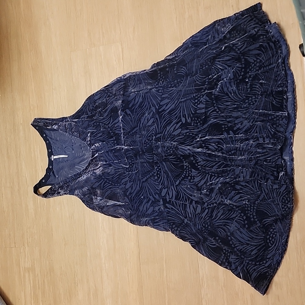 Free People Velvet burnout dress